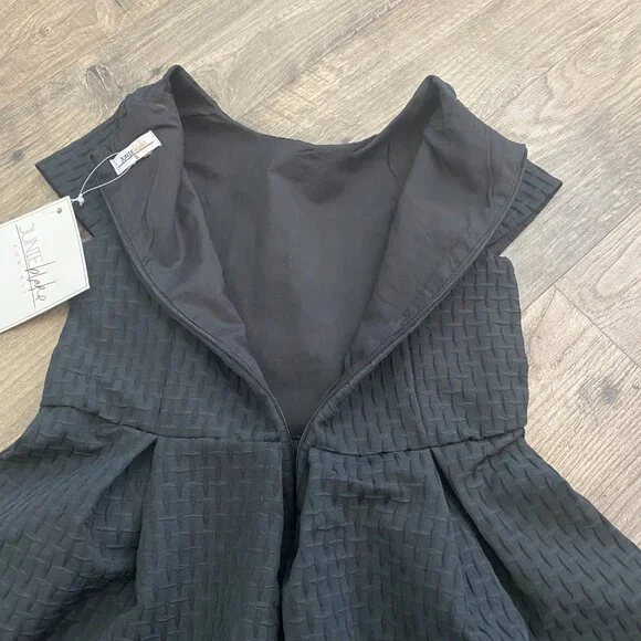 NWT Junie Blake Black Larynn Dress With Zipper Closure Size S - Picture 10 of 10